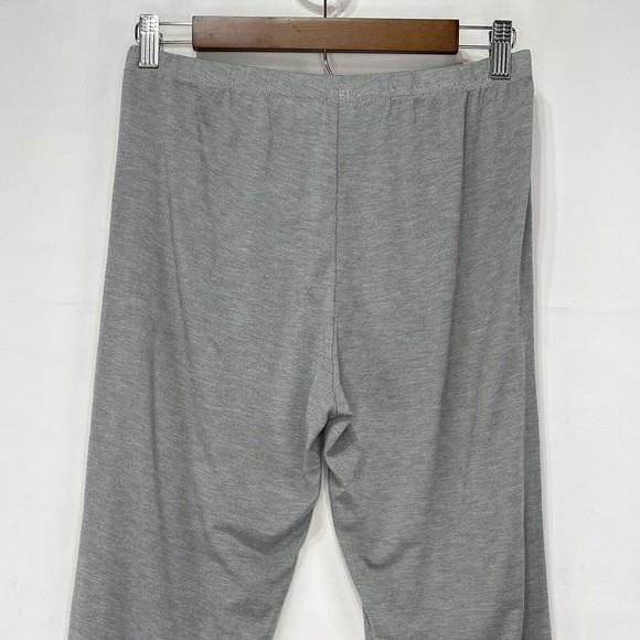 Women Knit Pajama Pants Grey Sz M Heat Keep - Picture 3 of 9